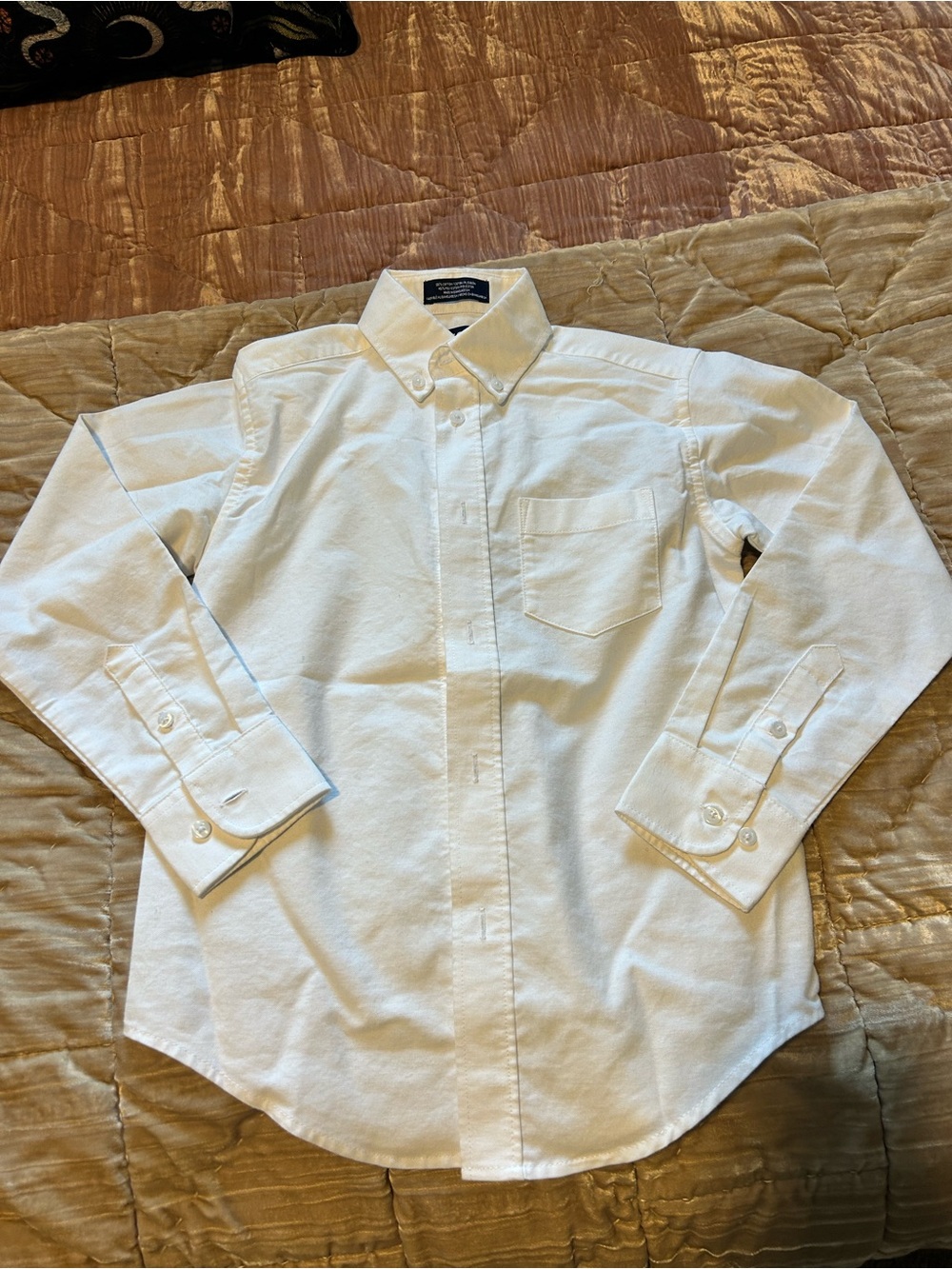 Classic White Button-Down Boy’s Shirt - Timeless Oxford Style